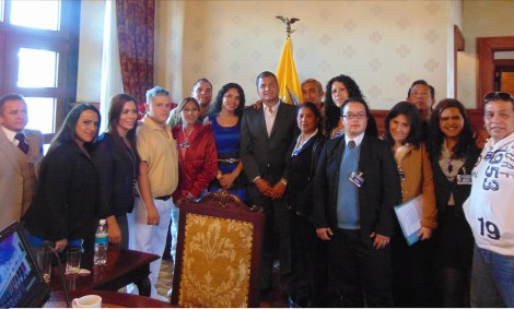 Tercera reunión de los Colectivos LGBT con el Presidente del Ecuador Rafael Correa Delgado - web