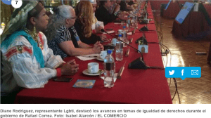 Colectivos Lgbti mantienen una reunión con el Presidente