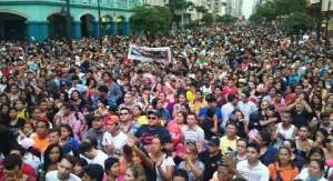 Vista desde la Plataforma del Festival organizada por la Federación Ecuatoriana de Organizaciones LGBTI (1)