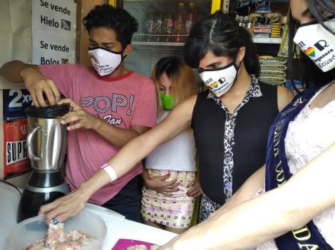 Inauguración del Primer Comedor Comunitario Trans en Guayaquil - Ecuador iniciativa de la Asociación Silueta X (15)