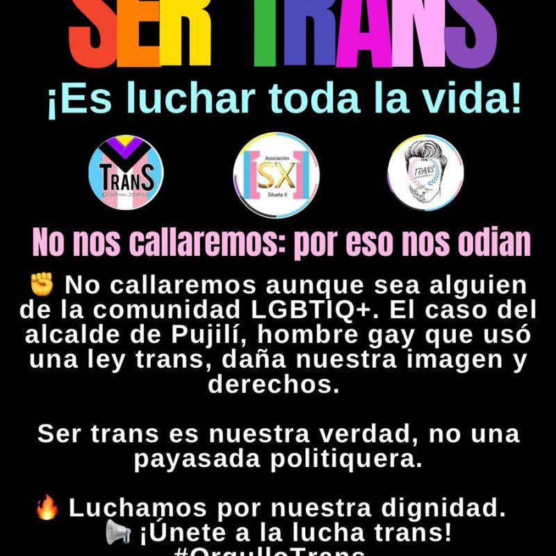 Manifiesto| SER TRANS, no es lo mismo que Gay, Lesbiana, Bisexual, Queer, Drag Queen, Cis, etc. – Caso Alcalde Pujilí Jose Arroyo