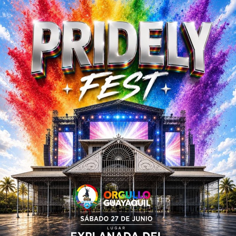 Rompiendo los espacios del privilegio: El Orgullo Guayaquil llega por primera vez al Palacio de Cristal.